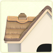 ACNH - Gray Thatch Roof