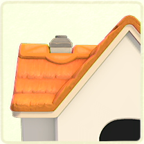ACNH - Orange Thatch Roof
