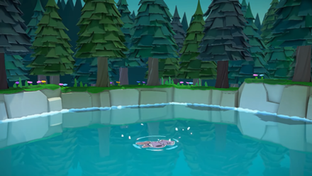 Shriveled Birdo Floating on Spring