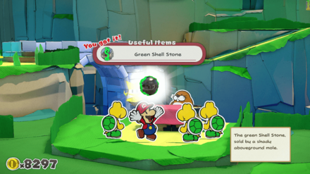 Best Green Shell Stone Price Paper Mario The Origami King Switch Game8