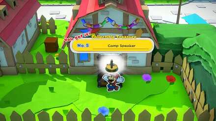 Toad Town Collectible Treasure No. 5 - Camp Speaker