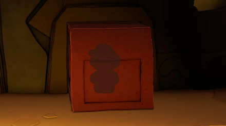 Earth Vellumental Temple - Enter the sliding panel