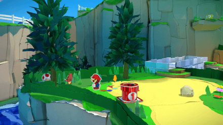 Behind the Tree by the Pipe