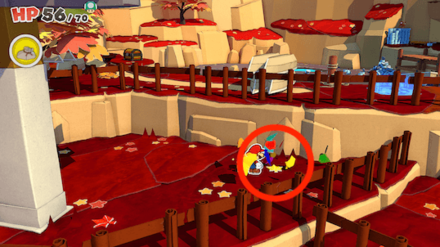 Yellow Leaf under Leaf Pile