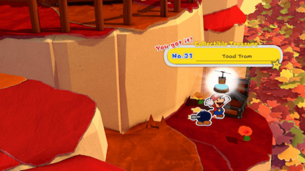 Autumn Mountain Collectible Treasure 31 - Toad Tram