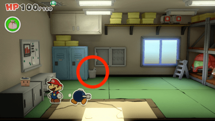 Bucket in Staff Room