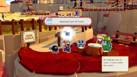 Paper Mario - Opened Tuna Can