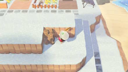 ACNH - A resident makes a cliff