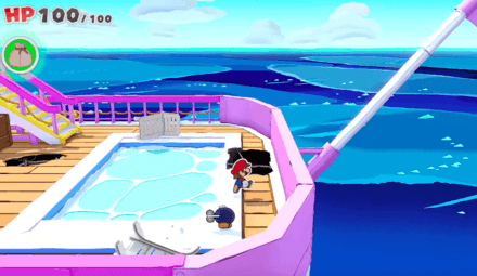 The Princess Peach Ship - Confetti Hole 02