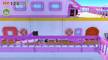 Princess Peach Ship - The rubble is gone