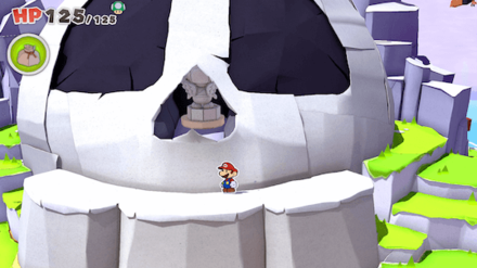 Bonehead Island - Use the Skull as a Ledge