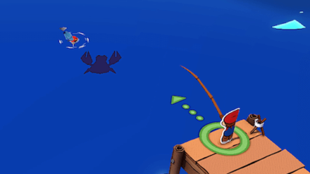 Crescent Moon Island - Fish up the Sidestepper