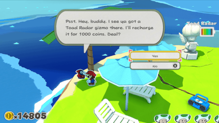 Recharge Toad Radar at the Snifit