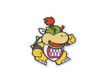 paper mario bowser jr