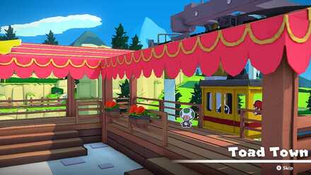 Toad Town Tram Station