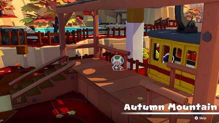 Autumn Mountain Tram Station