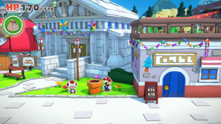 Warp Pipe Toad Town Orange Pipe