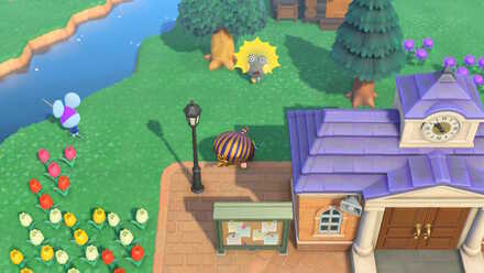 ACNH - Residents react with Shock upon a player tripping