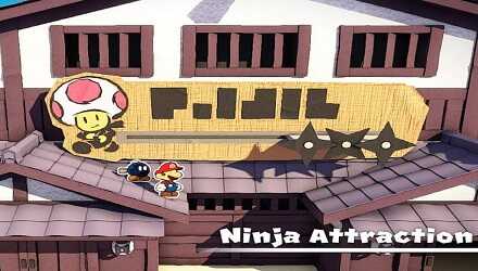 Ninja Attraction House Of Tricky Ninjas 100 Walkthrough Collectibles Toads And Hidden Block Locations Paper Mario The Origami King Switch Game8