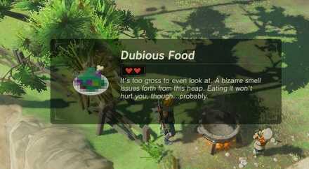 Botw - Dubious Food