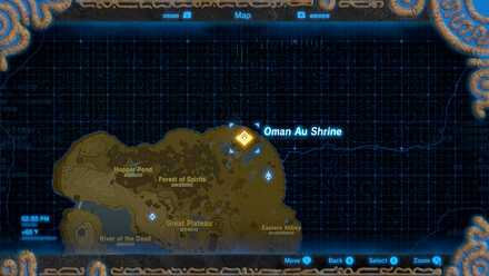 Oman Au Shrine on the Map