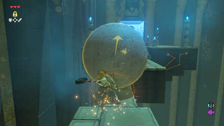 Botw - Smashed boulder