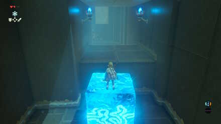 Botw - Ice pillar to platform