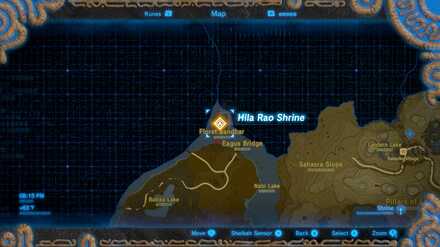 Hila Rao Shrine Map
