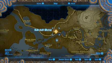 Soh Kofi Shrine Map