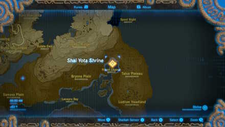 Shai Yota Shrine Map