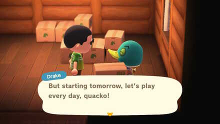 ACNH - Drake saying Quacko