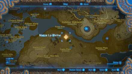 Mezza Lo Shrine Map