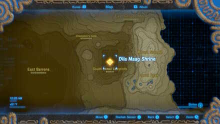 Dila Maag Shrine map