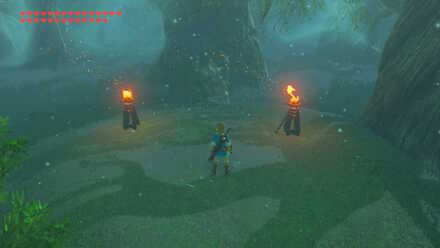 Botw - Lost Woods Last Two Torches
