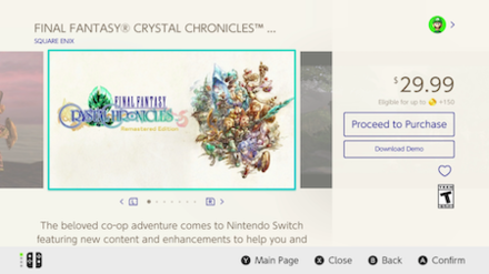 Pre order shop crystal chronicles switch