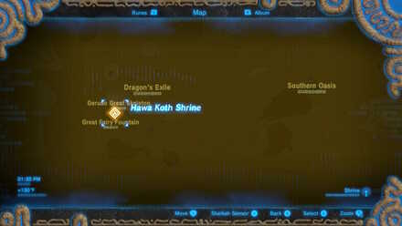 Hawa Koth Shrine map