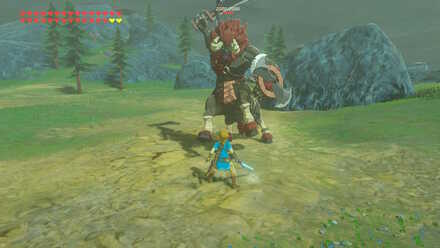 Botw - Red Lynel Attacking