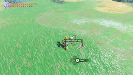 Botw - Lynel Drops Shock Arrows