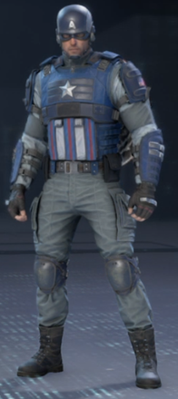 Captain America Blue Justice