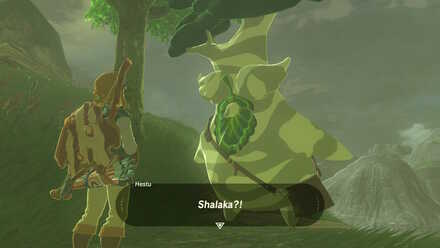 The Legend of Zelda Breath of the Wild (BotW) Meeting Hestu