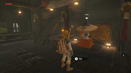 The Legend of Zelda Breath of the Wild (BotW) Talk to Impa