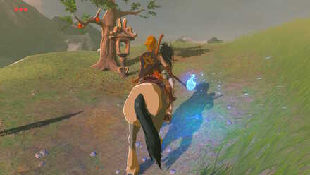 The Legend of Zelda Breath of the Wild (BotW) Lighting up lanterns