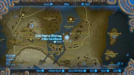 Dah Hesho Shrine Map