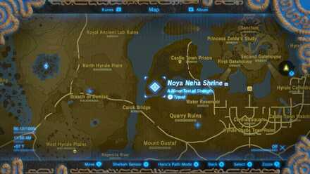 Noya Neha Shrine Map