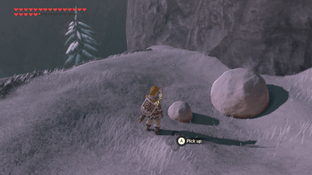 Breath of the Wild - Grab a Big Snow Ball