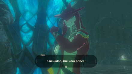 The Legend of Zelda Breath of the Wild (BotW) Meeting Sidon the Zora Prince