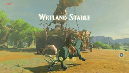 The Legend of Zelda Breath of the Wild (BotW) Wetland Stable