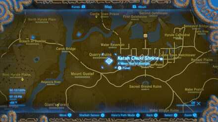 Katah Chuki Shrine Map