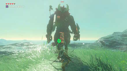 The Legend of Zelda Breath of the Wild (BotW) Fighting a Lynel
