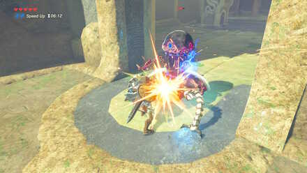 The Legend of Zelda Breath of the Wild (BotW) Fighting Guardian Scout I